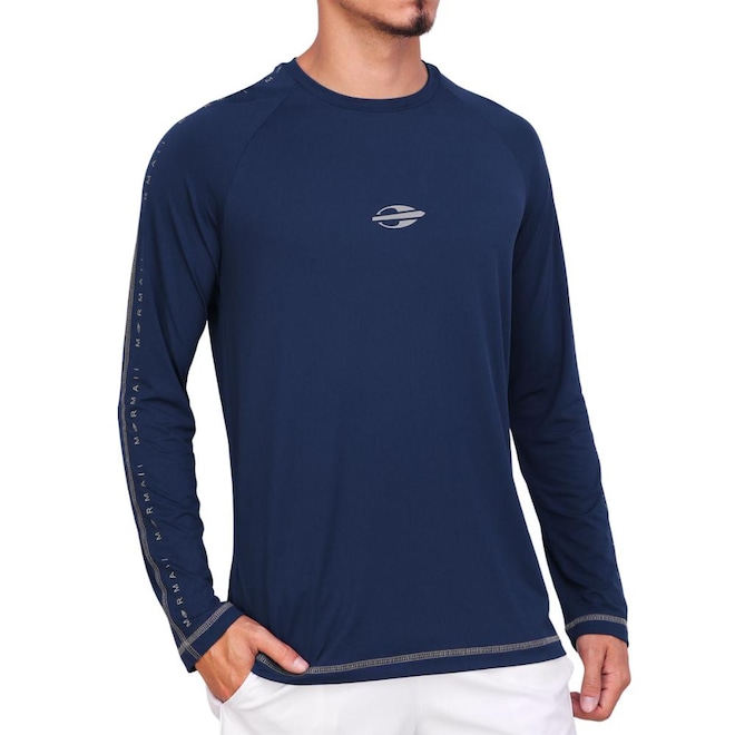 Camiseta Manga Longa Mormaii Beach Masculina - Foto 1