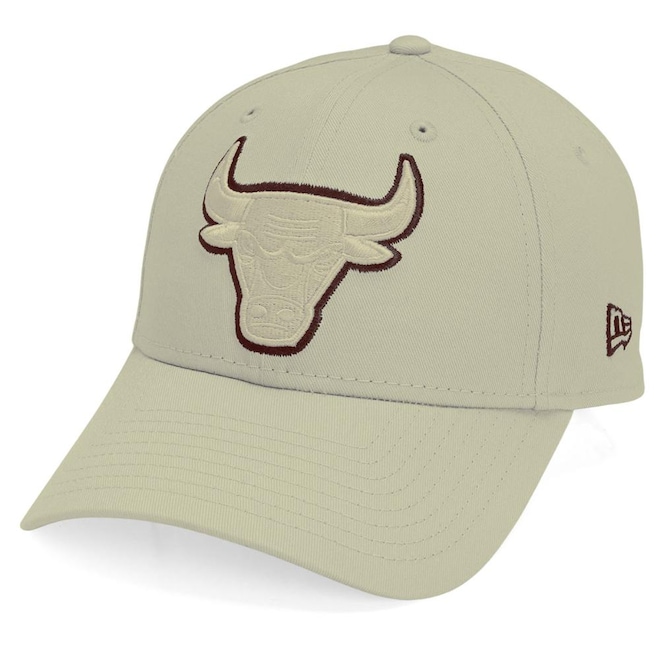 Boné Adulto New Era 9forty NBA Chicago Bulls Aba Curva - Foto 1