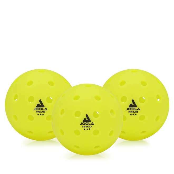 Bola de Pickleball Joola Primo Pack com 3 Bolas - Foto 1