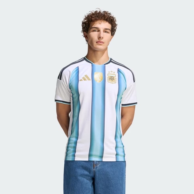 Camisa Argentina I adidas 2026 Masculina - Foto 1