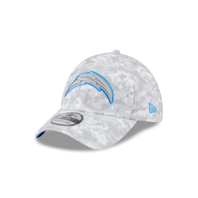 Boné New Era 39Thirty Los Angeles Chargers NFL Salute Service 2025 Masculino - Foto 1