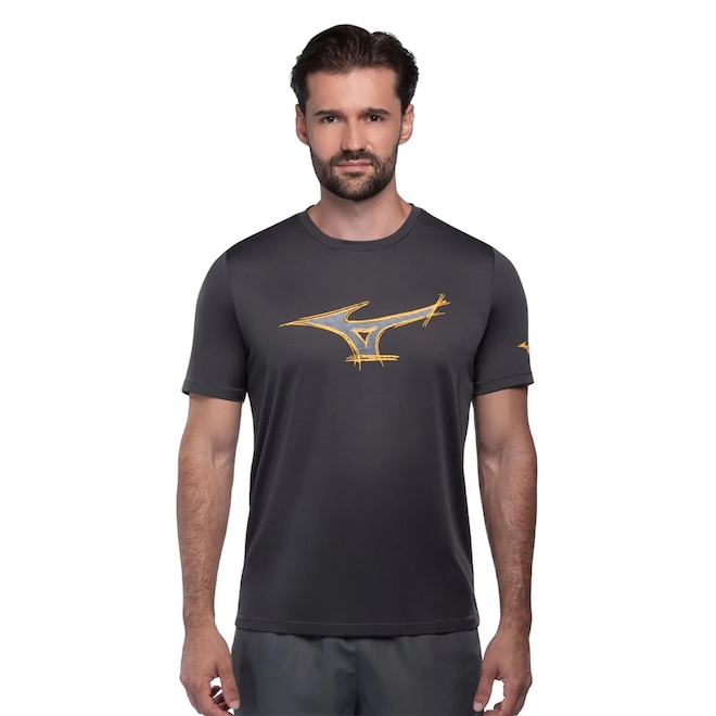 Camiseta Mizuno Energy Stamp - Masculina - Foto 1