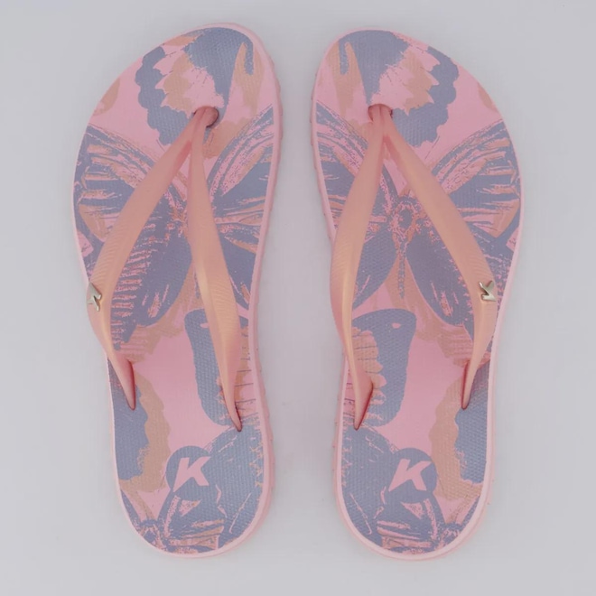 Chinelo Kenner Ibiza Borboletas Feminino - Foto 1