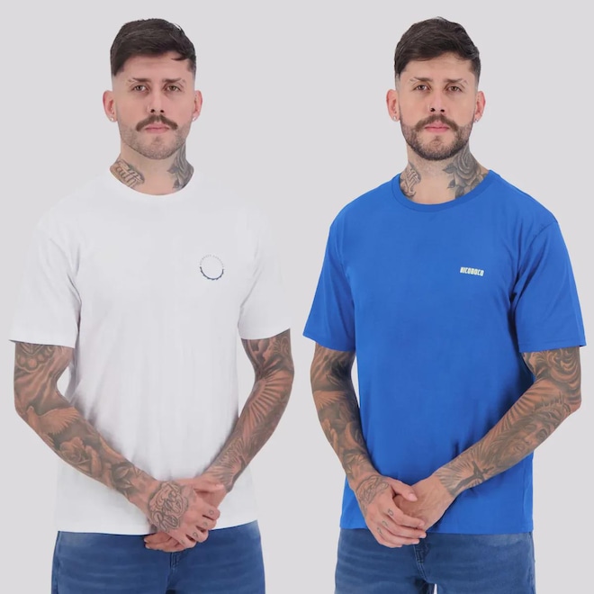 Kit 02 Camisetas Nicoboco Masculina - Foto 1