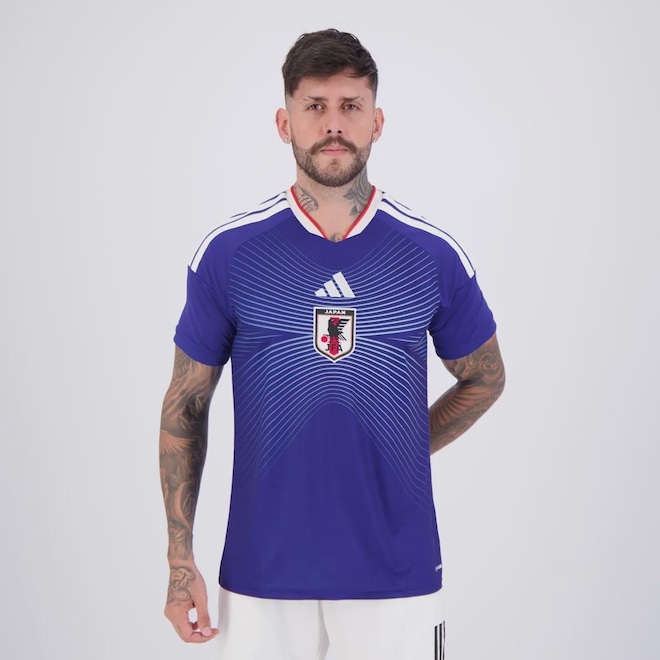 Camisa Seleção do Japão I 25/26 Torcedor adidas Masculina - Foto 1