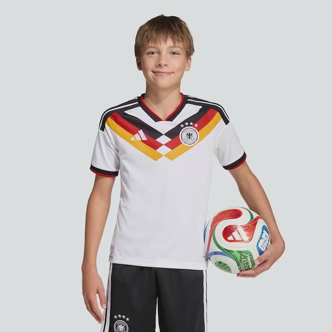 Camisa Alemanha I 26/27 adidas Infantil - Foto 1