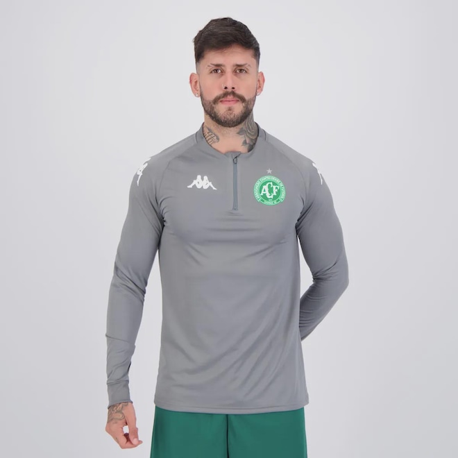 Blusão Kappa Chapecoense 2025 Goleiro Treino Masculino - Foto 1