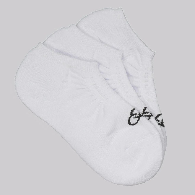 Kit 3 Pares de Meia Olympikus Tripack II Cano Invisível Unissex - Foto 1