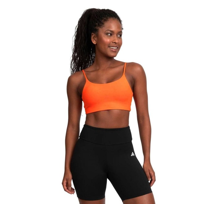 Top adidas Essentials Suporte Leve Feminino - Foto 1