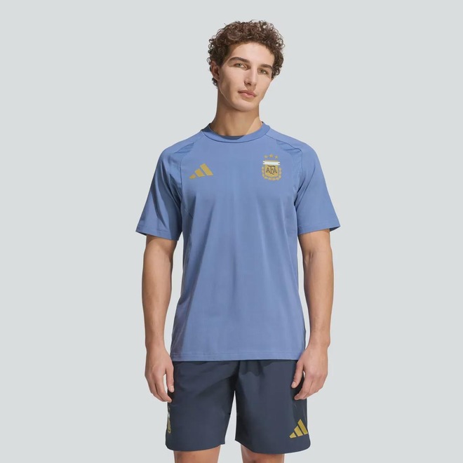 Camiseta Argentina Tiro Viagem adidas Masculino - Foto 1