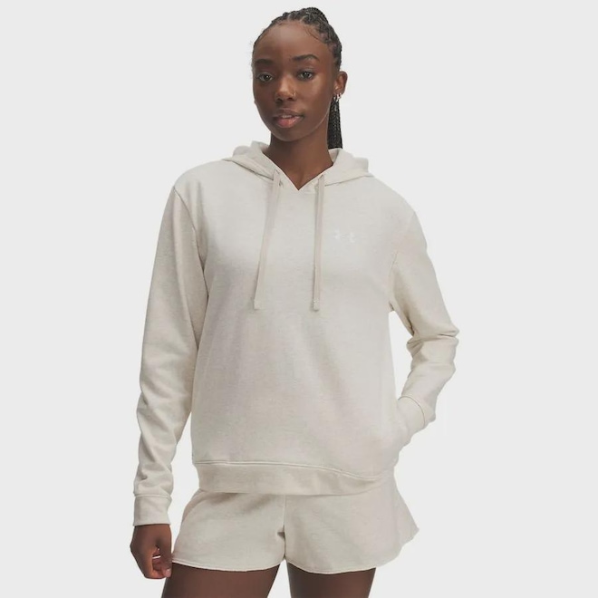 Blusão de Moletom com Capuz Sportstyle Under Armour Rival Terry Hoodie Feminino - Foto 1