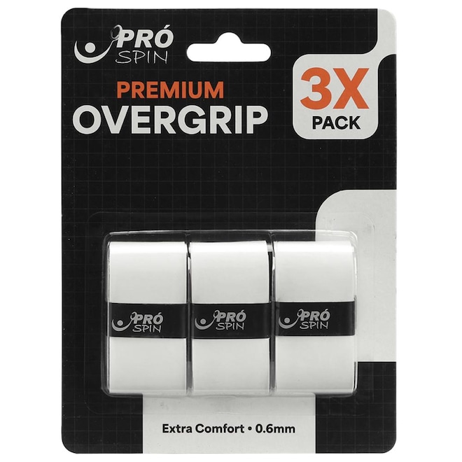 Overgrip Pró Spin Extra Comfort com 3 Unidades - Foto 1