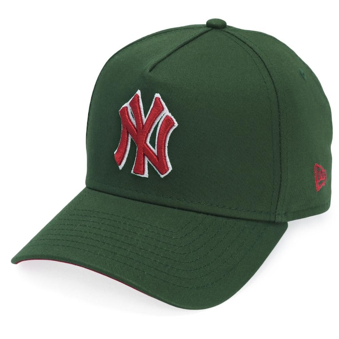 Boné Adulto New Era 9forty A-Frame MLB New York Yankees Aba Curva - Foto 1