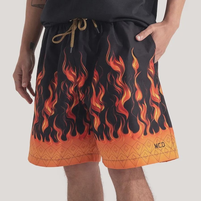 Shorts com Elástico MCD Fogo 30 Anos - Masculino - Foto 1