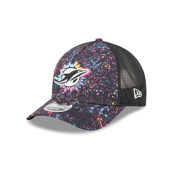 Boné New Era 9Forty M-Crown A-Frame Miami Dolphins NFL Masculino - Foto 1