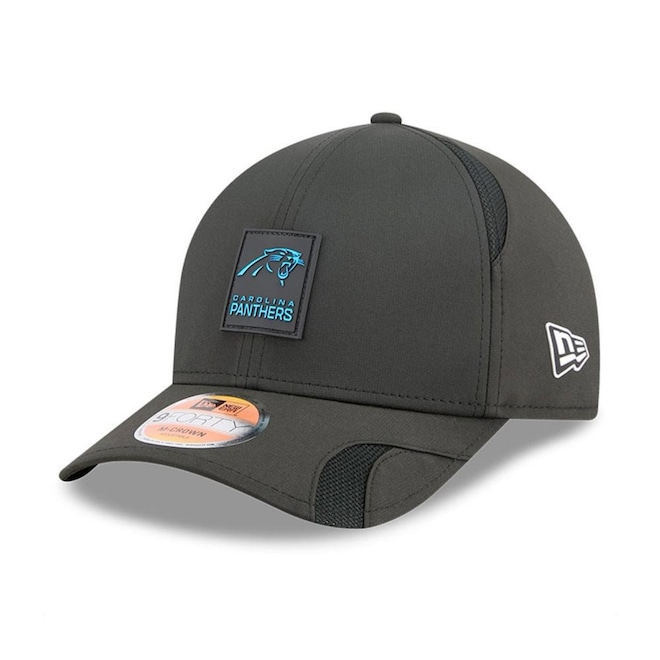 Boné New Era 9Forty M-Crown Carolina Panthers NFL Sideline Masculino - Foto 1