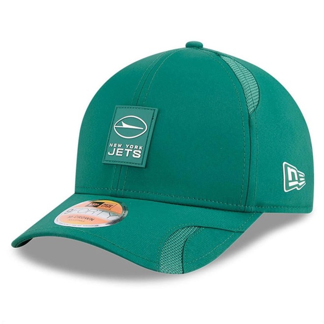 Boné New Era 9Forty M-Crown New York Jets NFL Sideline Verde New Era Masculino - Foto 1
