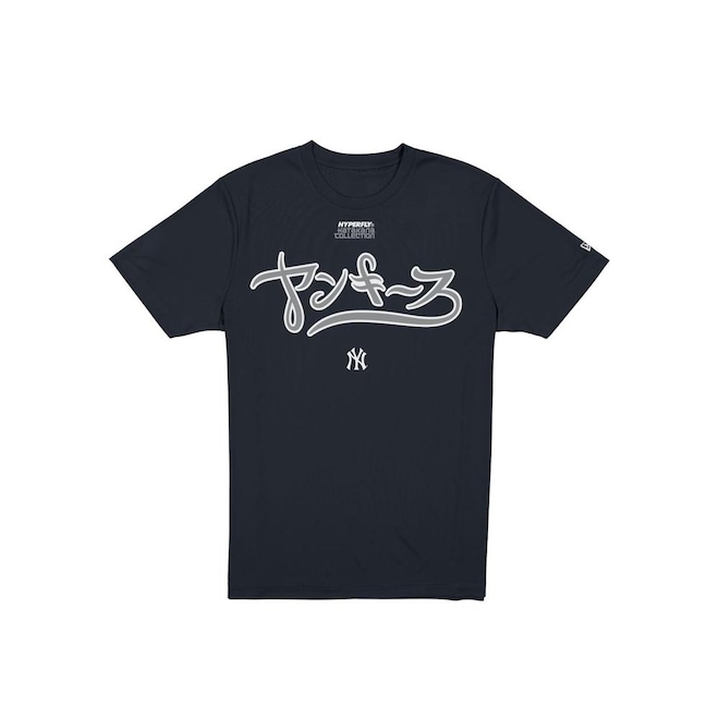 Camiseta New Era Regular New York Yankees MLB Hyperfly Masculina - Foto 1
