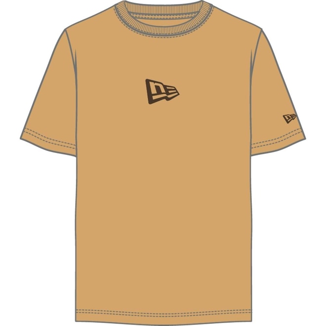 Camiseta New Era Regular Branded Kaki Masculina - Foto 1