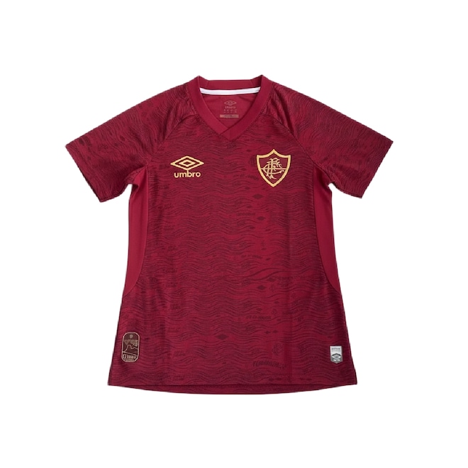 Camisa Fluminense Umbro 2025 Uniforme 3 Torcedora - Feminino - Foto 1