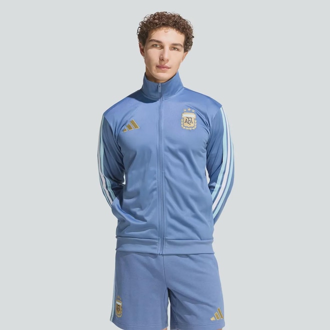 Jaqueta adidas Argentina DNA Masculina - Foto 1