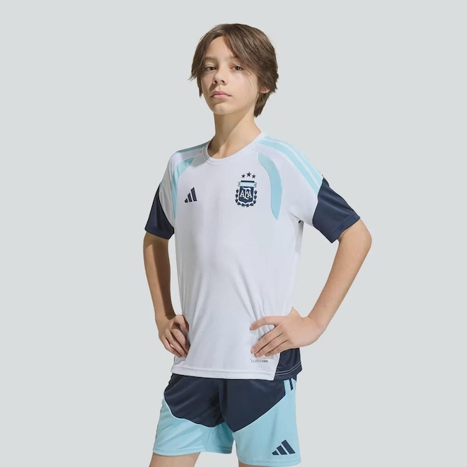 Camisa Argentina Treino 26/27 adidas Infantil - Foto 1