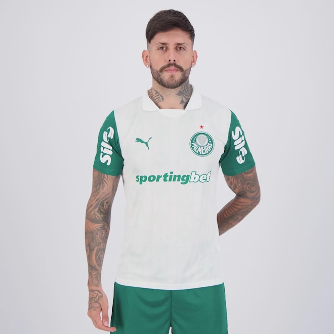 Camisa do Palmeiras II 25/26 Com Patrocínio Puma Masculina - Foto 1