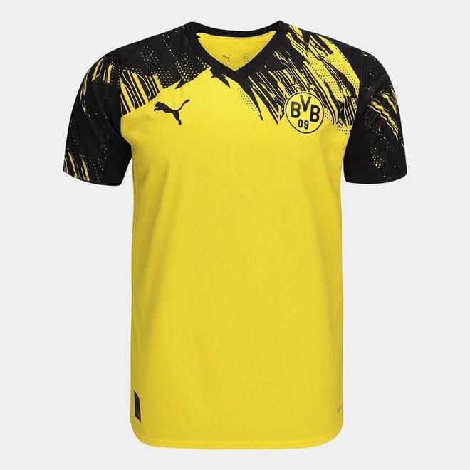 Camisa Borussia Dortmund I 25/26 Puma Infantil - Foto 1