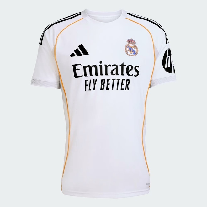 Camisa Real Madrid I 25/26 Adidas Masculina - Foto 1