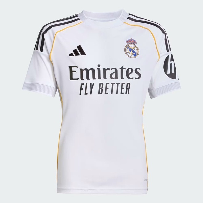 Camisa Real Madrid I 25/26 Adidas Infantil - Foto 1
