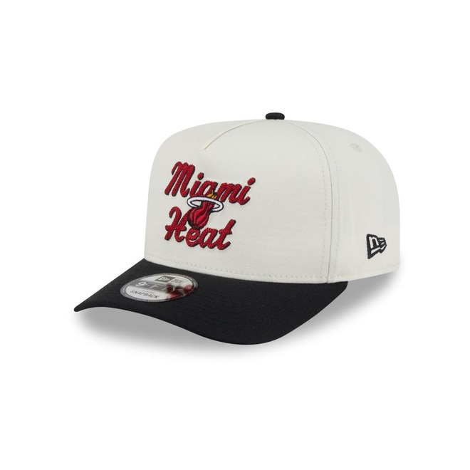 Boné New Era 9FIFTY A-Frame Snapback Miami Heat NBA Masculino - Foto 1