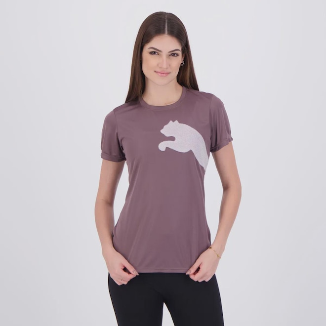 Camiseta PUMA Tad Big Logo Feminina - Foto 1