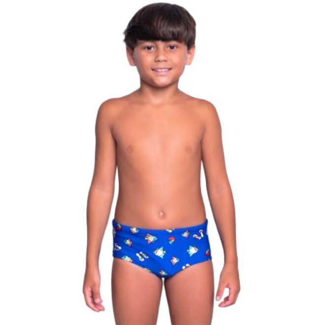 Sunga Infantil Box Vekyo Moda Praia - Foto 1