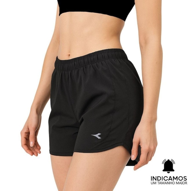 Short Diadora Small Logo Uno Feminino - Foto 1
