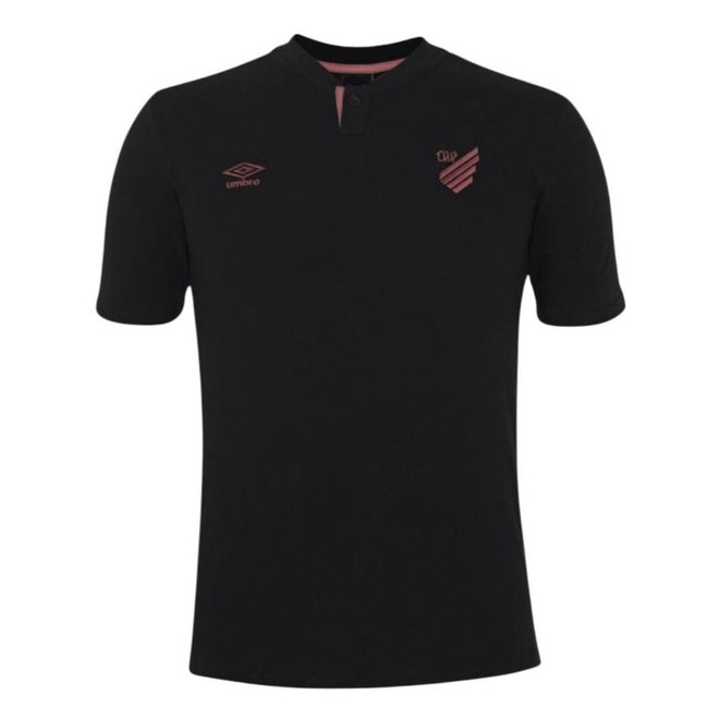 Camisa Polo Umbro Athletico Paranaense Viagem 2024/25 Masculina - Foto 1