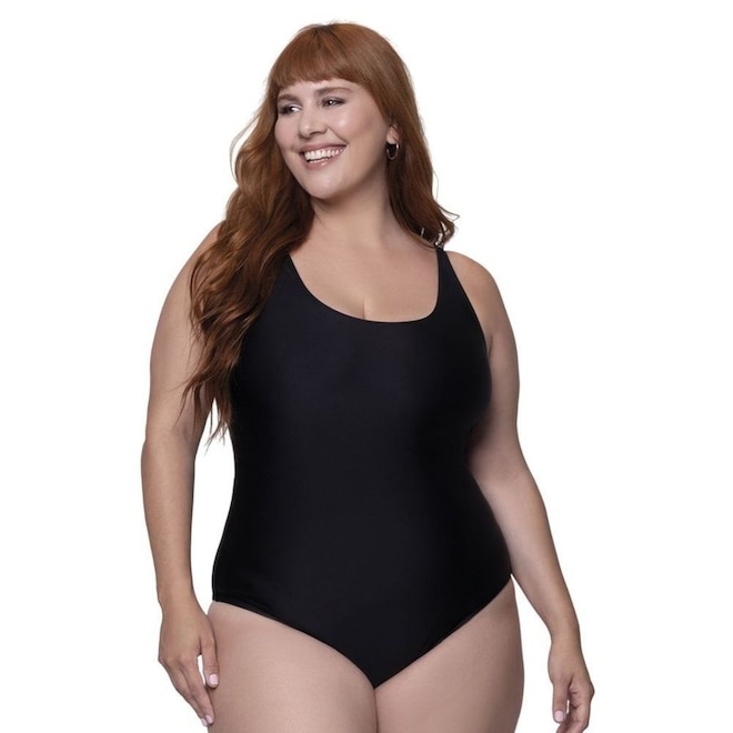 Maiô Regata Selene Básico Plus Size Feminino - Foto 1