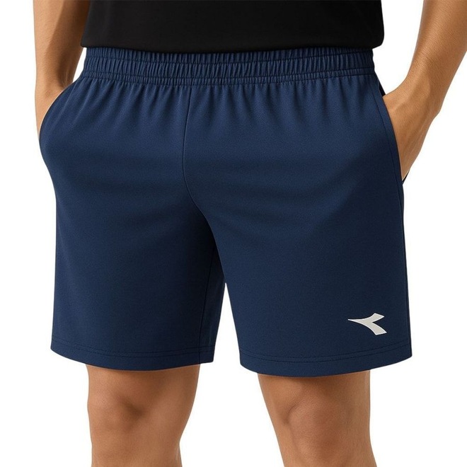 Short Diadora Small Logo Uno Ravello Masculino - Foto 1