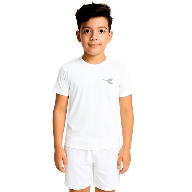 Camiseta Diadora Small Logo Infantil - Foto 1