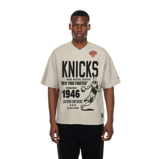 Camiseta New Era Oversize New York Knicks NBA Masculina - Foto 1