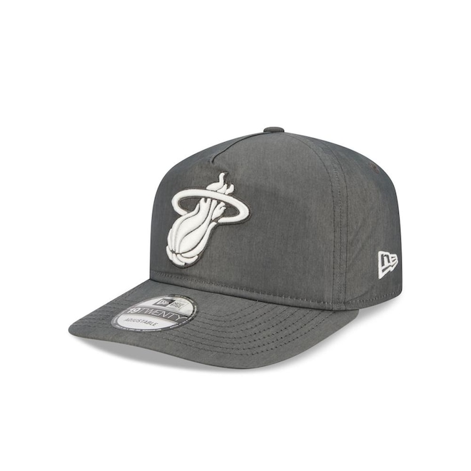 Boné New Era 19Twenty Strapback Miami Heat NBA Masculino - Foto 1