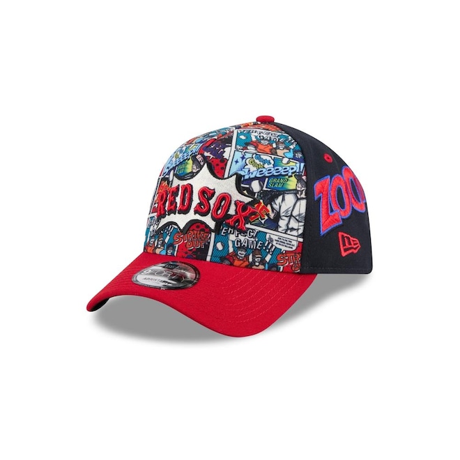 Bone New Era 9Forty A-Frame Boston Red Sox MLB Masculino - Foto 1