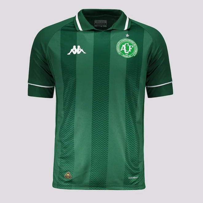 Camisa Chapecoense I Kappa 2025 Verde - Foto 1
