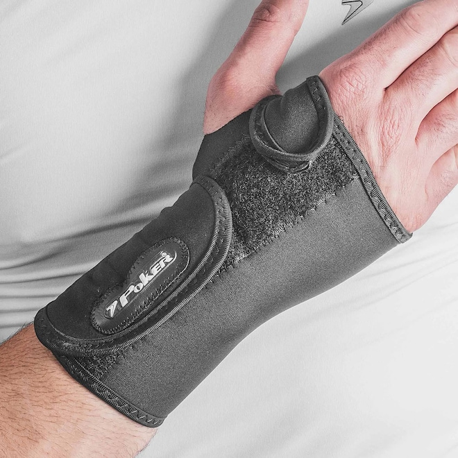 Munhequeira Poker Com Tala Neoprene - Foto 1