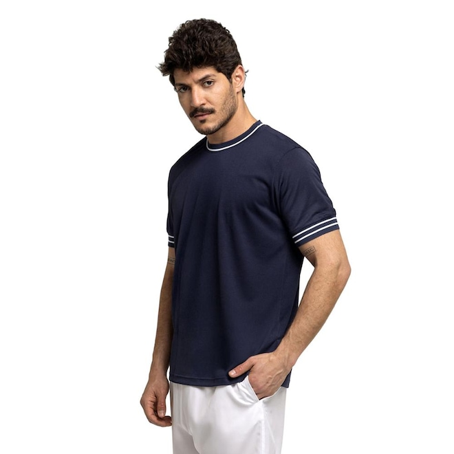 Camiseta Wilson Tour Piquet Classic Masculina - Foto 1