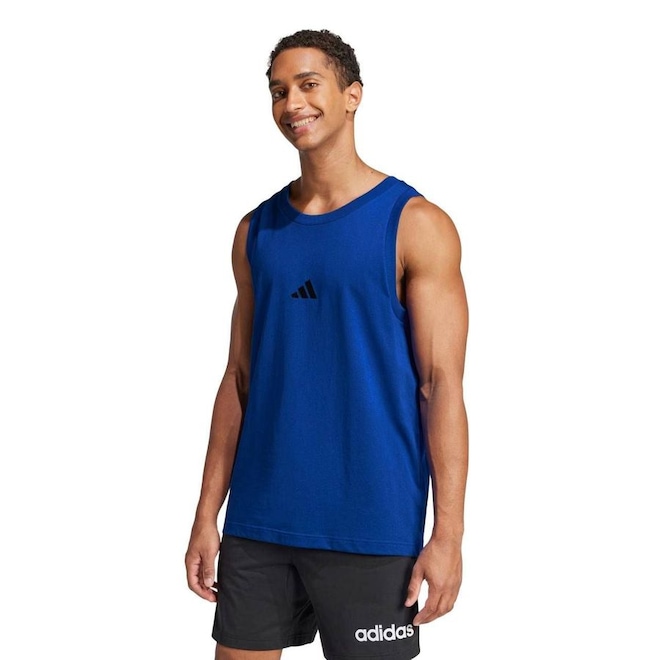 Camiseta Regata Adidas Small Logo Masculina - Foto 1