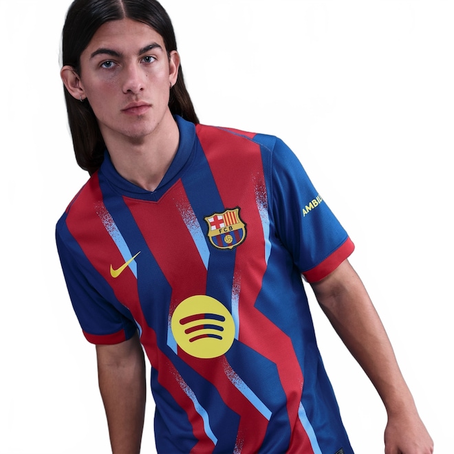 Camisa Barcelona IV 2025/26 Torcedor Pro Nike Masculina - Foto 1