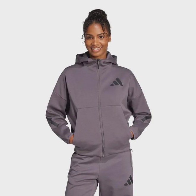 Jaqueta Com Capuz adidas Z.N.E Feminina - Foto 1