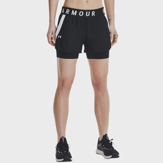 Shorts Under Armour Play Up 2 In 1 Feminino - Foto 1