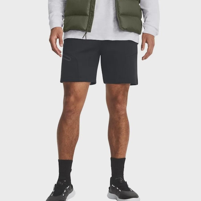 Shorts Under Armour Unstoppable Fleece Masculino - Foto 1