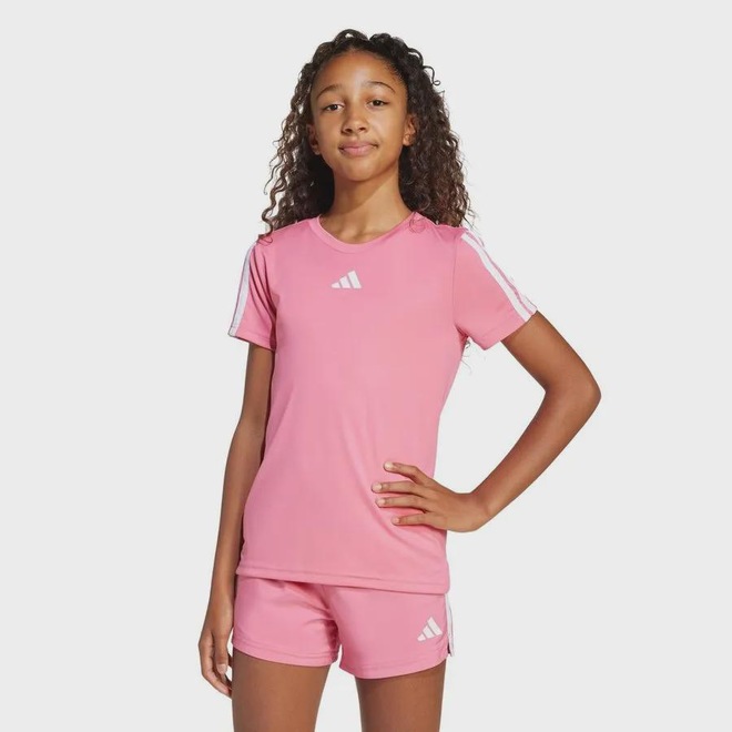 Camiseta adidas 3 Stripes Infantil - Foto 1